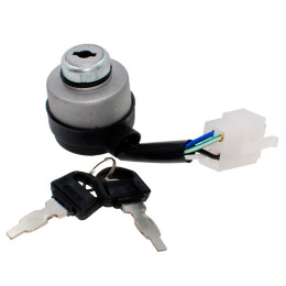 Замок зажигания двигателя генератора 168F (4 контакта) Замок зажигания двигателя генератора 168F (4 контакта)